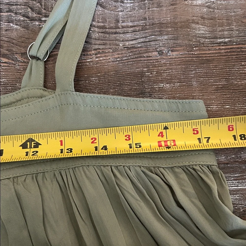 Hem & Thread Olive Green Maxi Dress - Picture 5 of 7